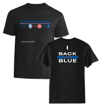 Load image into Gallery viewer, T-shirt Black -  &quot;I Back the Blue&quot;