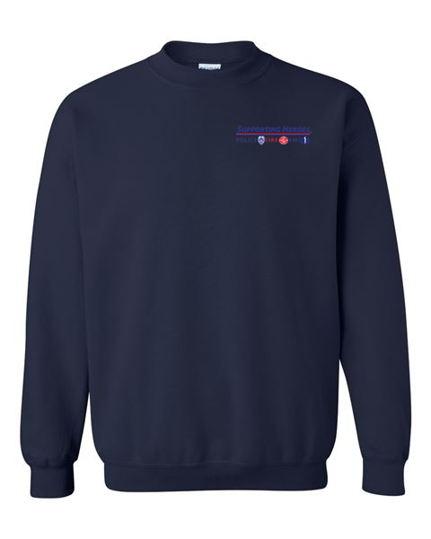 Crewneck Sweatshirt - Navy or Sport Gray