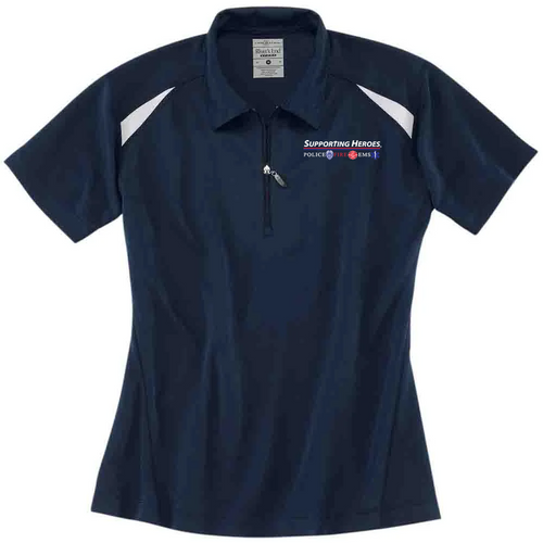 Ladies Rivers End Polo (Red & Navy)